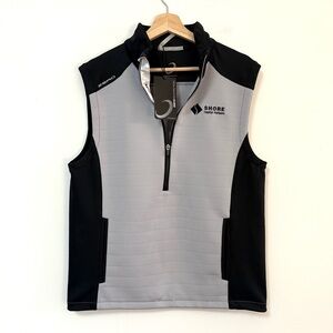 NWT Zero Restriction Duran Performance Half-Zip Golf Vest $175 MSRP